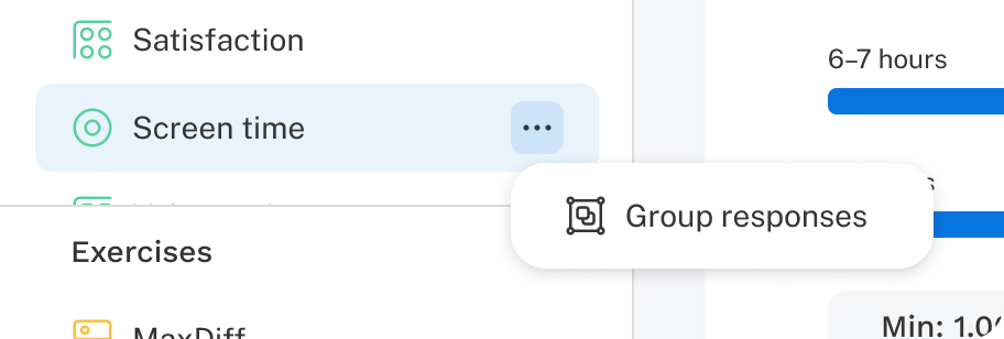 Grouped Responses