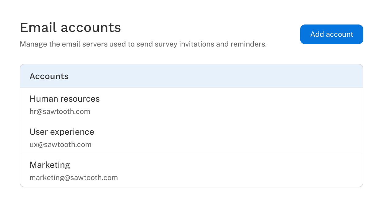 Email Accounts