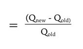 Cross Price Elasticity   Change in Quantity Formula