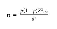 Sample Size Formula for Margin of Error