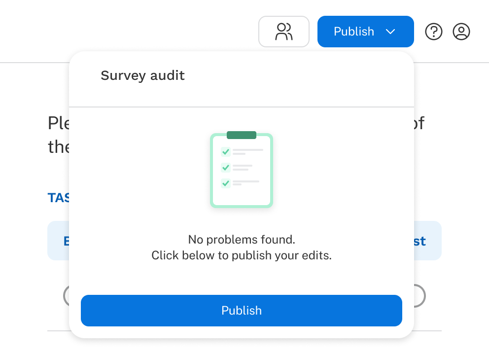 Survey audit