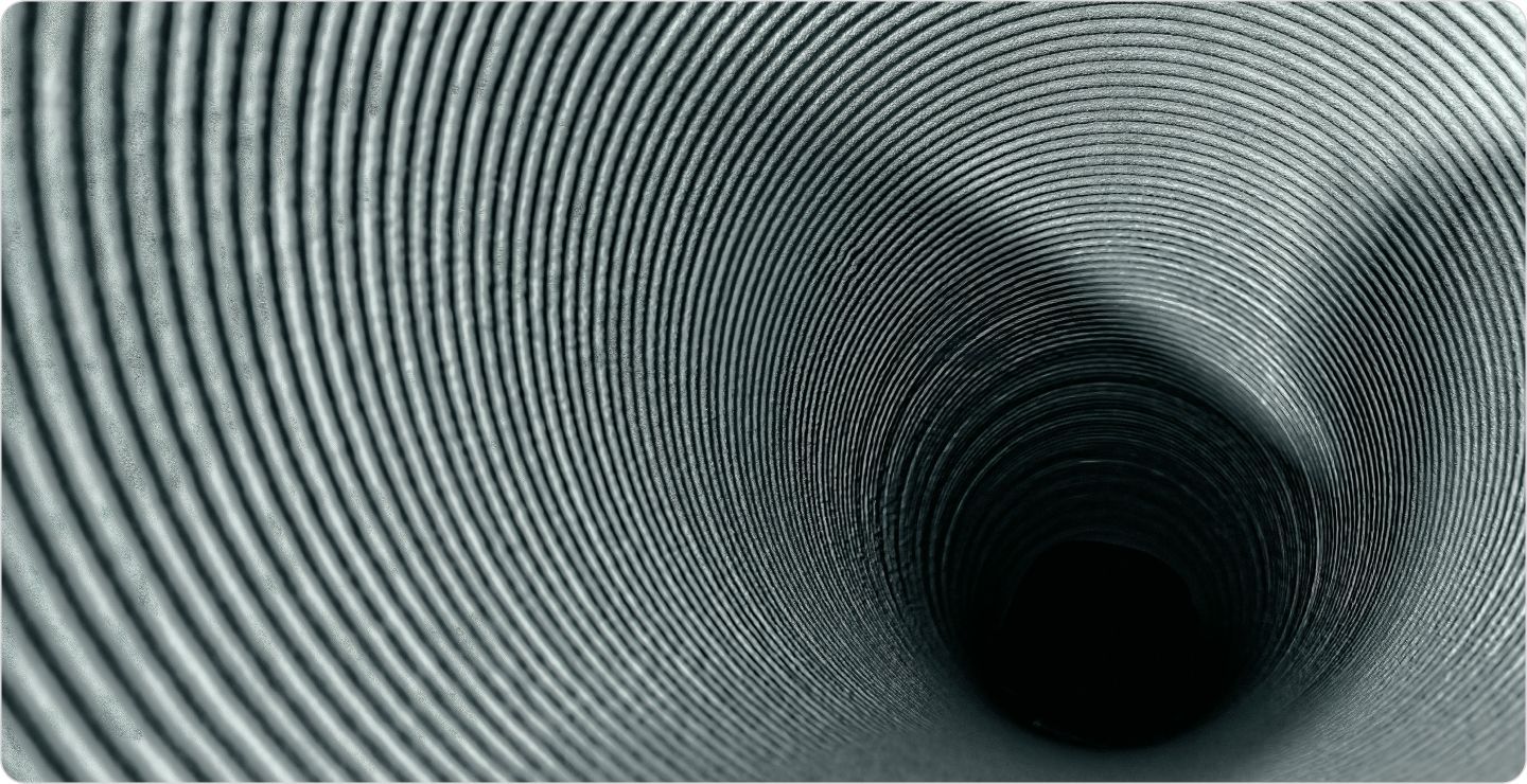 Inside of a corrugated tube or funnel: Illustrating the funnel approach to survey design.