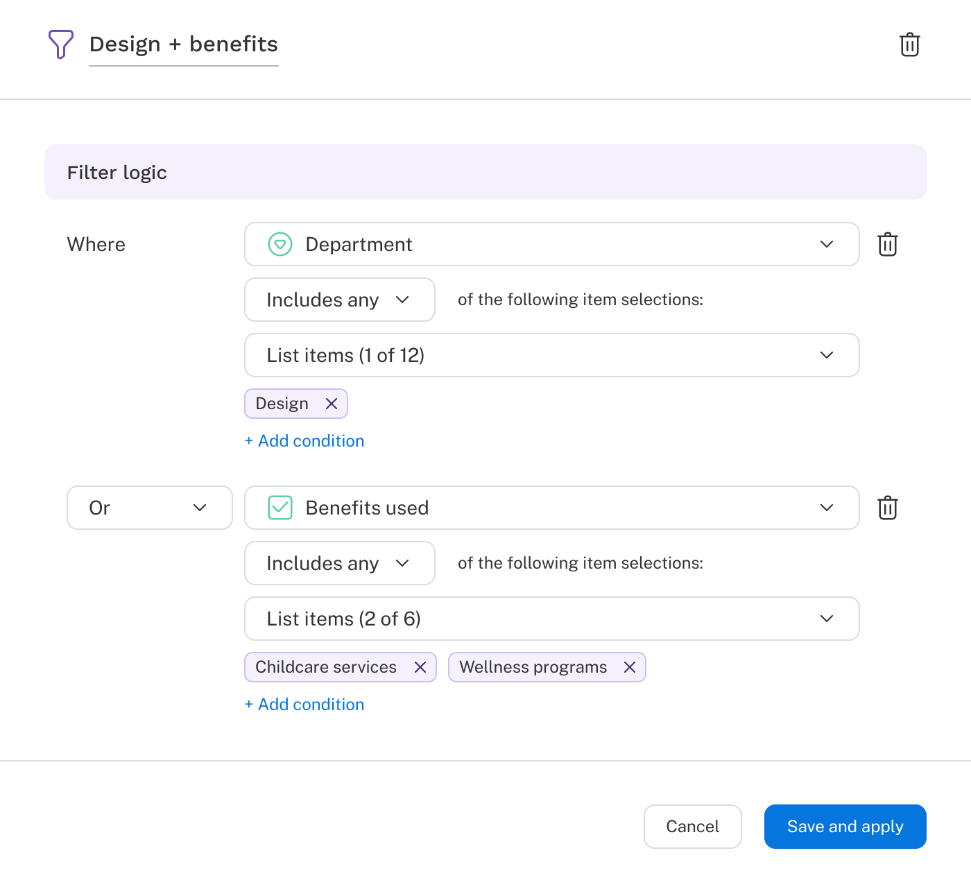 New Advanced Filter UI in Discover