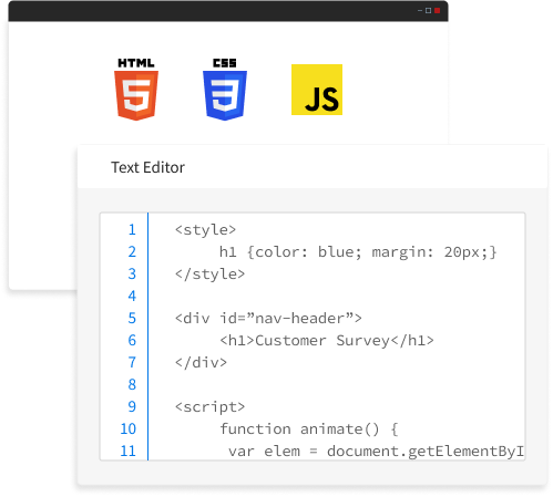 <p>Editing custom code in Lighthouse studio</p>