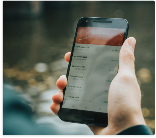 Mobile surveys on a phone